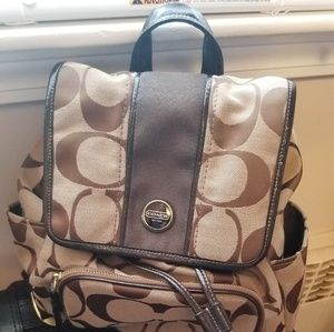 Coach mini backpack